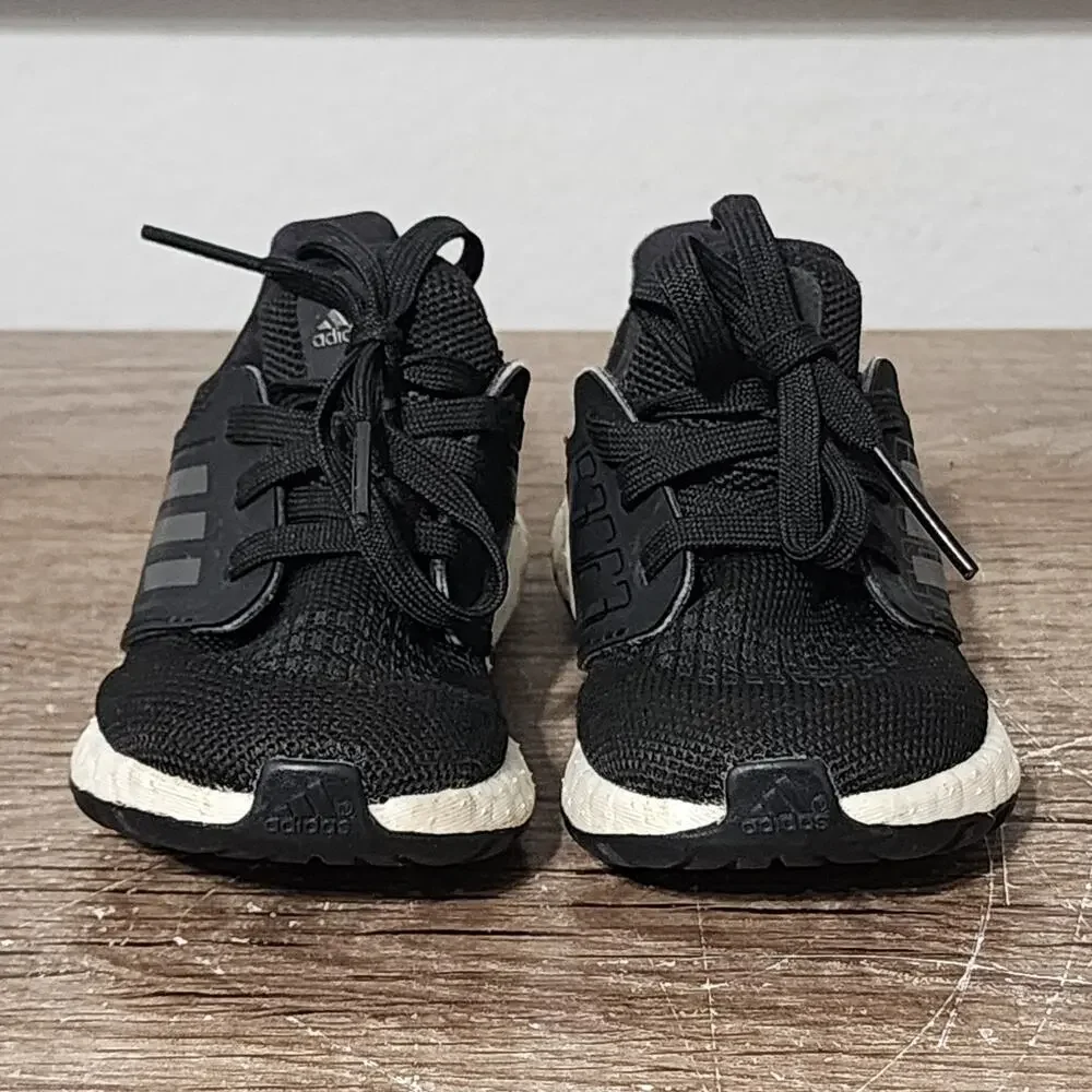 Adidas Ultraboost 20 Youth Shoes Sneakers Size 6.5K Black